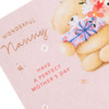 Cute Forever Friends Bear, Gifts & Flowers Nanny Mother's Day Card